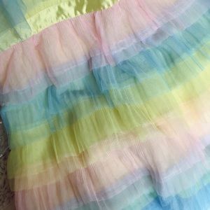 ASOS Pastel Rainbow Unicorn Tulle Dress - NWT